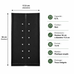 Pochon de Culture 8,7L Noir
