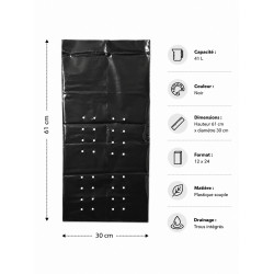 Pochon de Culture Noir 41L