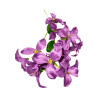 Tige d’Iris Violet Artificielle