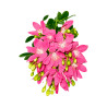 Tige Fleur Artificielle Rose Foncé