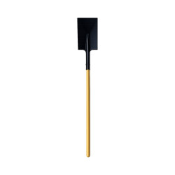 Pelle Plate Manche Bois