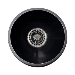 Pot Rond Noir 0,9L