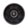 Pot Rond Noir Marbré 0,9L
