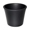 Pot Rond Noir 1L