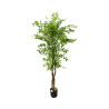 Arbre Ficus Panaché Blanc-Vert Artificiel 3 Troncs – 135 cm