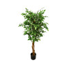 Arbre Ficus Panaché Artificiel 3 Troncs – 110 cm