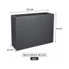 Jardinière LOFT Gris anthracite 63L