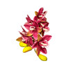 Cymbidium Mauve Foncé Artificiel