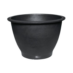 Pot rond noir 51,5L 54cm