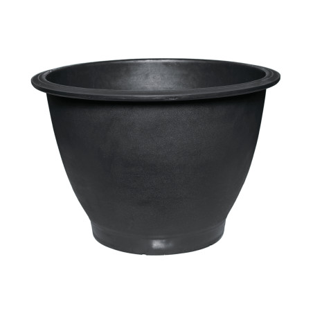 Pot rond noir 51,5L 54cm