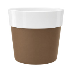 Pot Bicolore Café / Blanc 0,6L