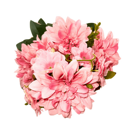 Bouquet 3 Fleurs Artificielles - Rose