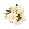 Bouquet 3 Fleurs Artificielle – Blanc