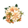 Bouquet 3 Fleurs Artificielle – Beige Clair Saumon