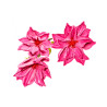 Tige 3 Fleurs – Rose Foncé