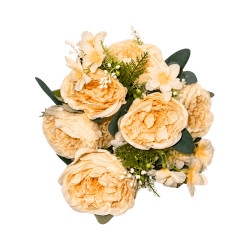 Bouquet Grosse Pivoine – Saumon Champagne