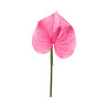 Tige d’Anthurium Artificiel Rose – Pistil Rose