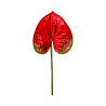 Tige d’Anthurium Artificiel Rouge et Marron