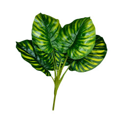 Feuillage Artificiel Calathea Jaune et Vert
