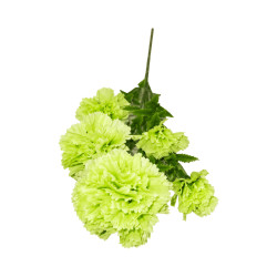 Œillet Artificiel Vert sur Tige