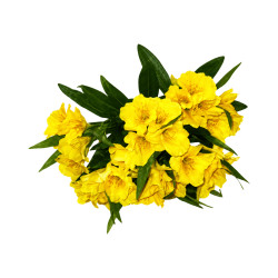 Bouquet d’Iris Artificiels Jaunes