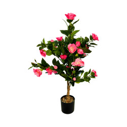 Arbre Fleuri Artificiel Rose – Taille S