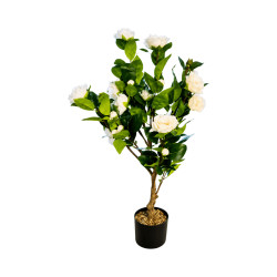 Arbre Fleuri Artificiel Blanc – Taille S