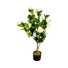 Arbre Fleuri Artificiel Blanc – Taille S