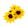Tournesol Artificiel Jaune – 5 Petites Fleurs