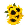 Bouquet de Tournesols Artificiels Jaunes – 7 Grandes Fleurs