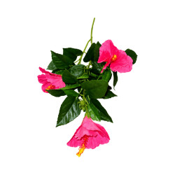 Branche de Aute Artificielle Rose Foncé – Longue Tige
