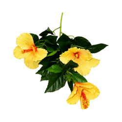 Branche de Aute Artificielle Jaune – Longue Tige