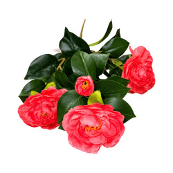 Branche Fleurie Artificielle Rose – Longue Tige