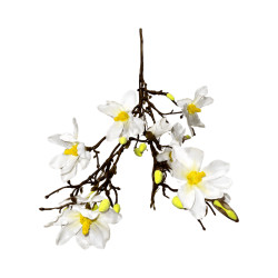 Branche de Magnolia Blanc Artificielle