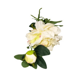 Pivoine Blanc Rosé Artificielle