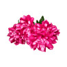 Dahlia Rose Foncé Panaché Artificiel