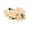 Bouquet de Roses Beige Artificielles