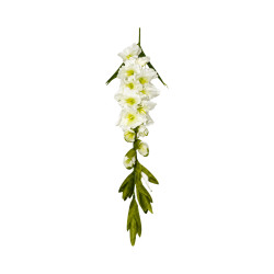 Glaïeul Artificiel Blanc Cœur Jaune