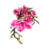 Branche de Magnolia Artificielle Rose