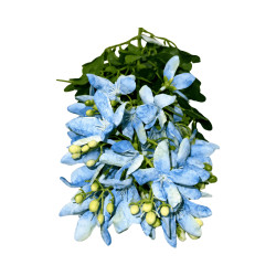 Fleur Artificielle Bleue sur Tige