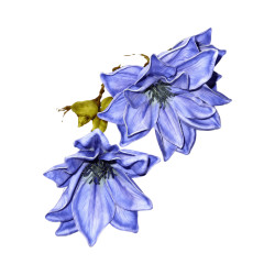 Branche de Magnolia Artificielle Bleue