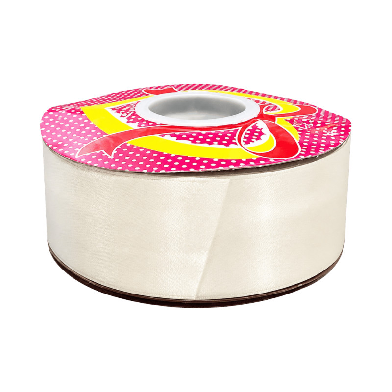 Ruban Satin Blanc – 3 cm × 20 m