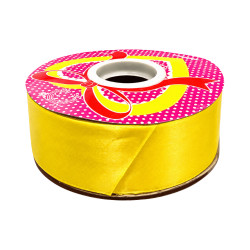 Ruban Satin Jaune – 3 cm × 20 m