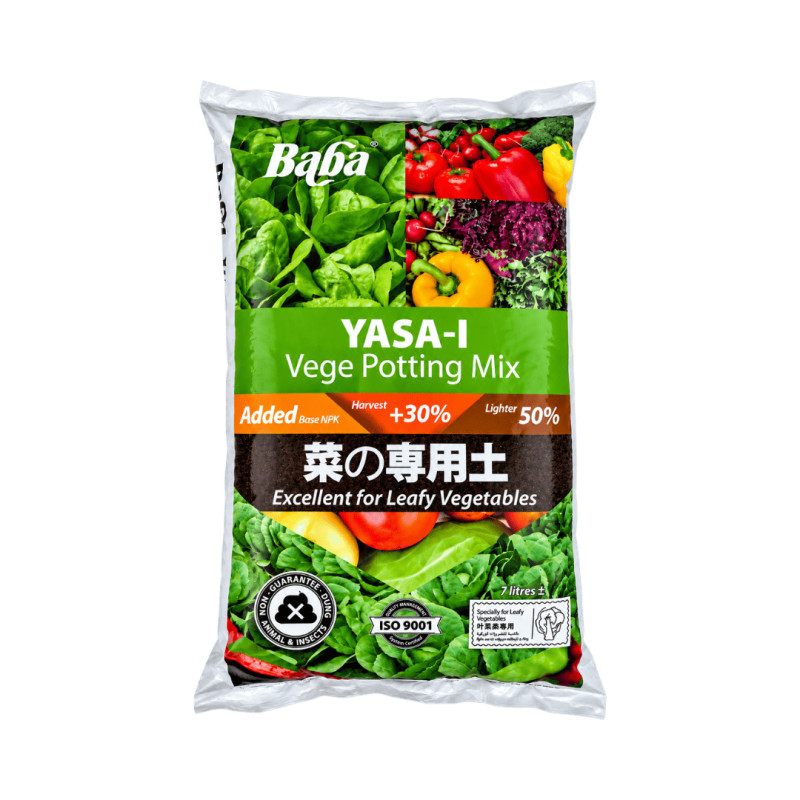 BABA YASA-I Vege Potting Mix – Terreau spécial légumes – 7 L