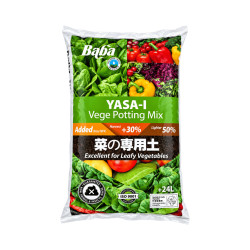 BABA YASA-I Vege Potting Mix – Terreau spécial légumes – 24 L