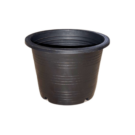 Pot rond noir 1,4L 14,5cm