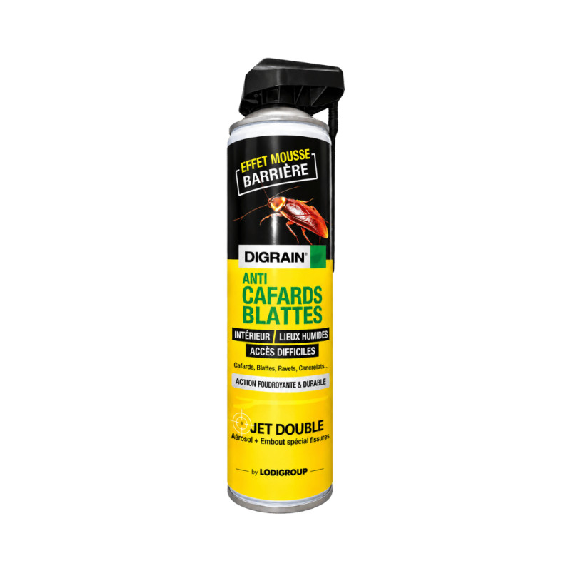 DIGRAIN Anti-Cafards & Blattes Effet Mousse – 500 ml