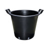 Pot SERB noir 30 L avec poignées – Ø40 × H33 cm