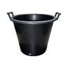 Pot SERB noir 35 L avec poignées – Ø45 × H37 cm