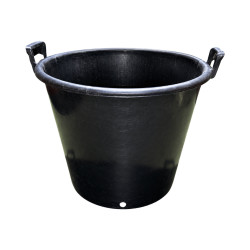 Pot SERB noir 70 L avec poignées – Ø55 × H44 cm